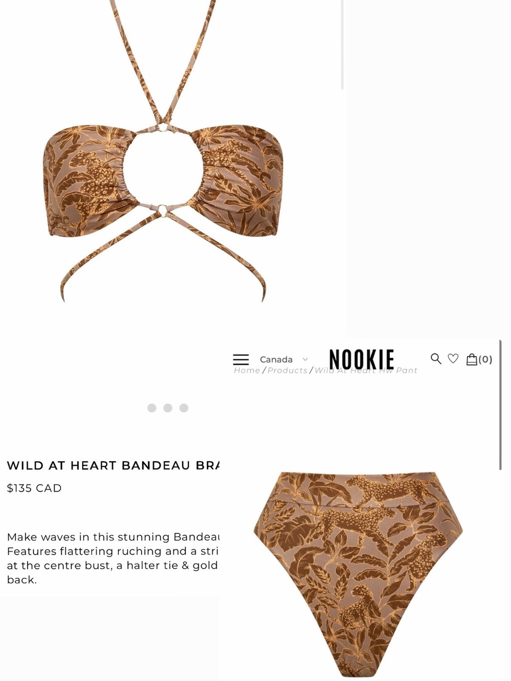 Nookie Wild at Heart Bikini Set